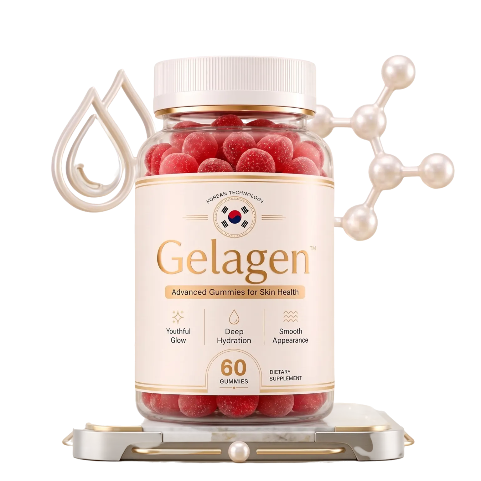 Gelagen collagen gummies — firmer skin daily ritual